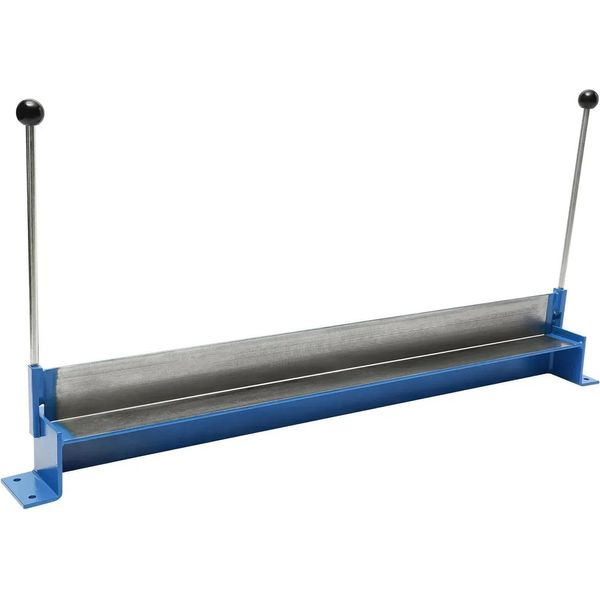 Piegatrice Per Lamiera - Banco Pieghevole Manuale - Larghezza Di Lavoro 110 Cm - Angolo Di Piegatura Fino A 135° - Spina Ue - Peso 16,8 Kg - Blu-image