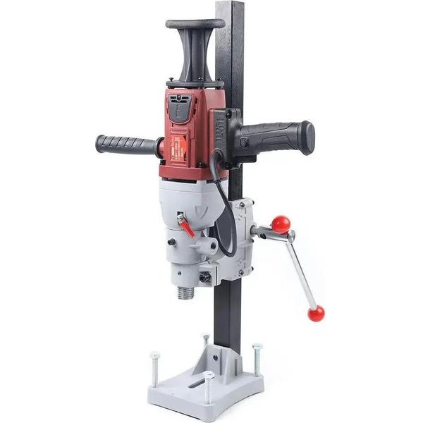 Carotatrice A Diamante - CD-S2200-180A - 2200 W - 220 V 50 Hz - 1200 Giri/Min - Foratura A Umido E A Secco - Spina Ue - Rosso-image