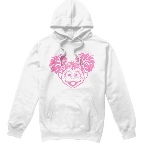 Sesame Street - Felpa Con Cappuccio Per Uomo/Donna Unisex TV27332 (Xl) (Bianco)-image