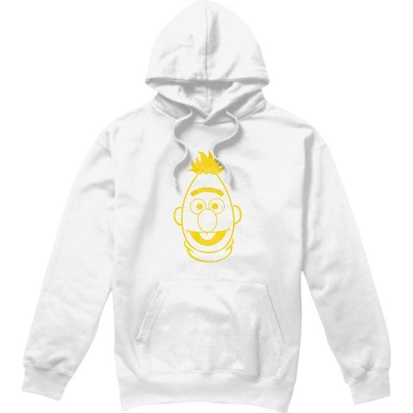 Sesame Street - Felpa Con Cappuccio Per Uomo/Donna Unisex TV27616 (L) (Bianco)-image