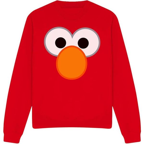 Sesame Street - Felpa "Elmo Eyes"" Per Uomo/Donna Unisex TV29325 (S) (Rosso)"-image