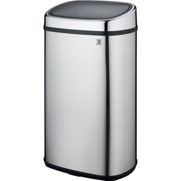 Pattumiera In Acciaio Inox Da 60 Litri Kitchen Move Bat-58Ls09-B Ss-image