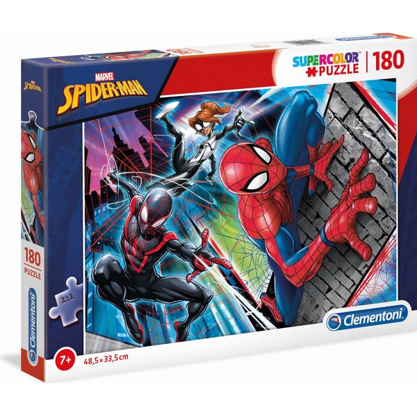 Clementoni Puzzle Marvel Spiderman 180 ElementóW – Oficjalny Produkt Premium-image