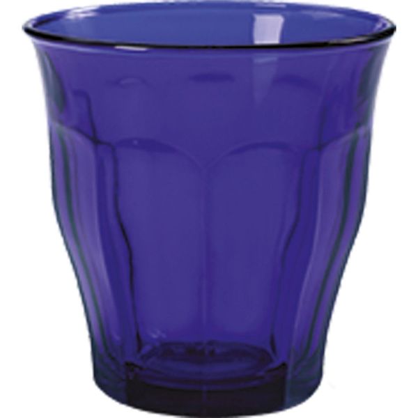 Duralex Set Di 6 Bicchieri In Cristallo Blu Picardy (25 Cl) - 6 Bicchieri Eleganza E Durata In Casa E In Cucina Vetreria-image