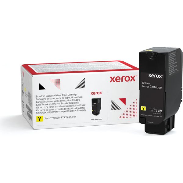 Xerox Cartuccia Toner Giallo A Capacita' Standard Da 6000 Pagine Per Stampante A Colori Versalink C620? C625-image