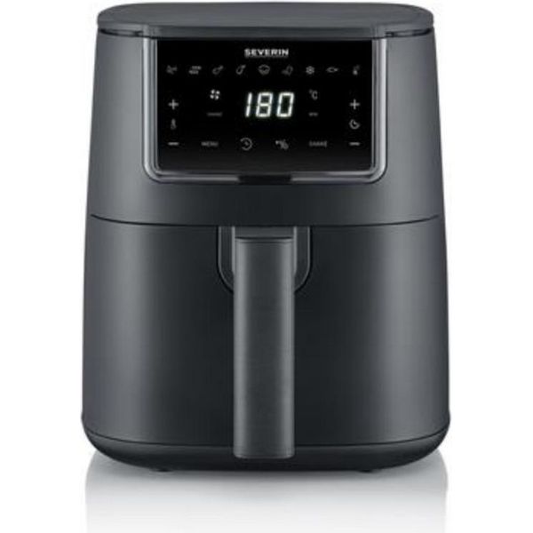 Severin Fr 2461 Singolo 4 L Indipendente 1300 W Friggitrice Ad Aria Calda Nero-image
