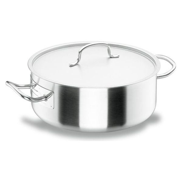 Lacor 50036W Pentola Wagner 36CM Pentola Di Cottura, Acciaio Inox, Diametro 36 Cm, Adatta Per Fornelli A Induzione-image