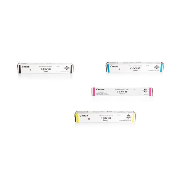 Canon Original Toner C-EXV48 4Er-Set Schwarz, Cyan, Magenta, Gelb-image