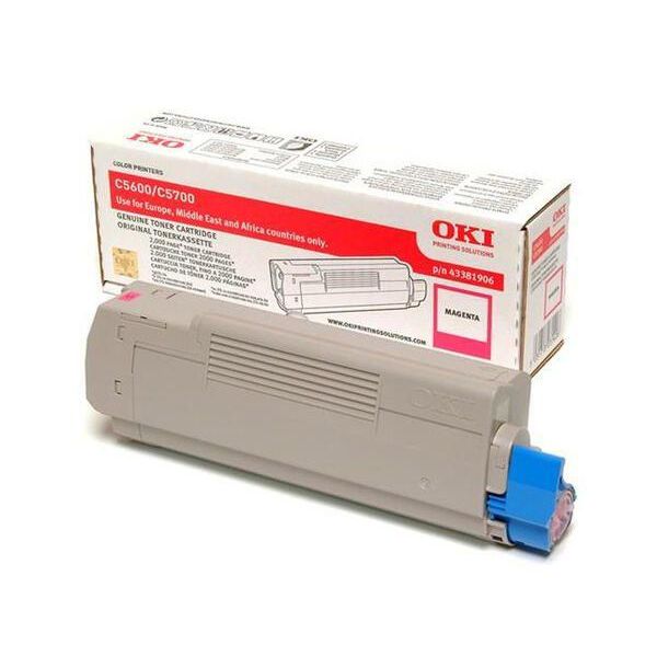 Oki Original Toner Magenta 2.000 Seiten (43381906)-image