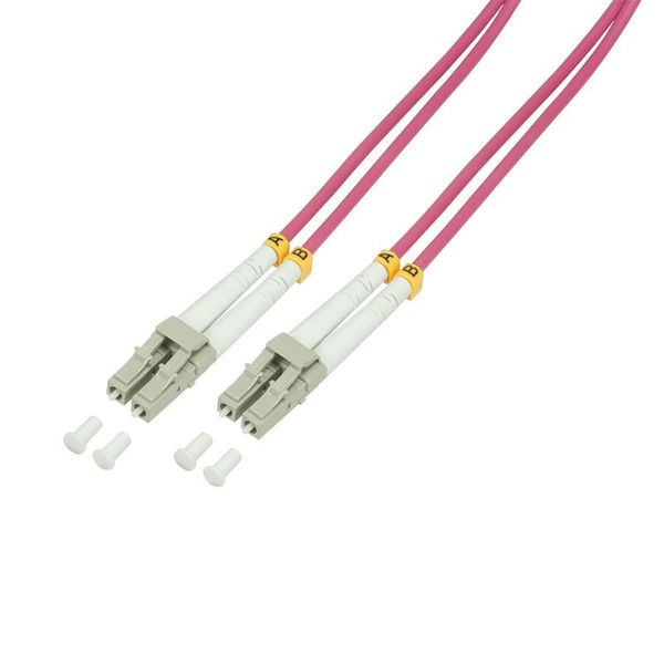 Cavo Patch In Fibra Ottica Logilink, Lc Duplex - Lc Duplex, OM4, 5,0 M-image