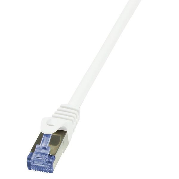 Logilink Professional CQ3071S Cavo Patch Logilink, Cat. 6A, S/Ftp, 5,0 M, Bianco-image