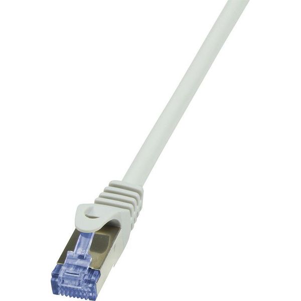 Logilink Professional CQ3092S Cavo Patch Logilink, Cat. 6A, S/Ftp, 10,0 M, Grigio-image