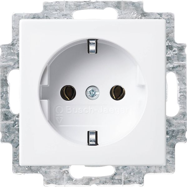 Busch-Jaeger 20 EUC-914 Inserto Per Presa Di Corrente Alpine White Glossy Busch-Balance Si-image