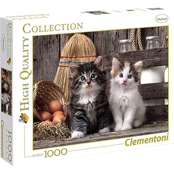 Puzzle Clementoni Collezione Alta Qualità "Lovely Kittens"" 1000 Pezzi"-image