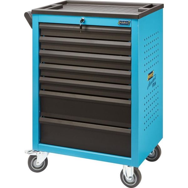 Hazet Carrello Portautensili Assistant 178N-7 Cassetti Piatti: 5 X 80 X 527 X 348 Mm Cassetti Alti: 2 X 165 X 527 X 348 Mm-image