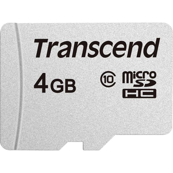 Transcend 300S - Scheda Di Memoria Flash - 4 Gb - Classe 10 - Microsdhc-image