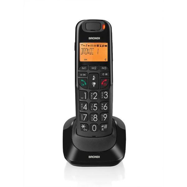 Brondi Bravo Bright Telefono Dect Nero-image