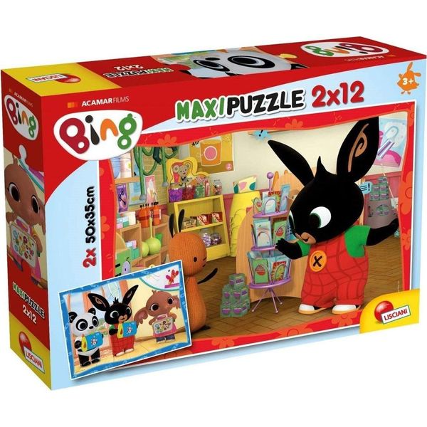 Lisciani Puzzle Bing Maxi 2X12 Pezzi-image