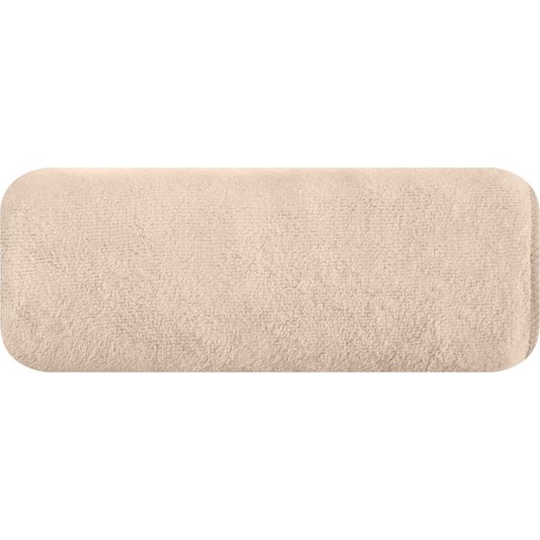Eurofirany | Asciugamani - Asciugamano In Microfibra - Amy - 70X140 Cm - Beige - Asciugatura Rapida - Antibatterico-image