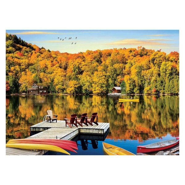 Eurographics Puzzle Casa Di Campagna Sul Lago, Quebec 1000 Pezzi-image