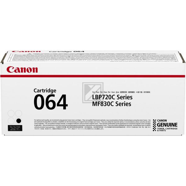 Canon 064 - Schwarz - Original - Tonerpatrone - FüR I-Sensys Lbp722Cdw, Mf832Cdw-image