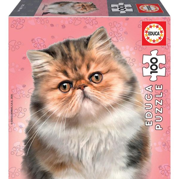 Educa Gatto Persiano Puzzle 100 Pezzi-image