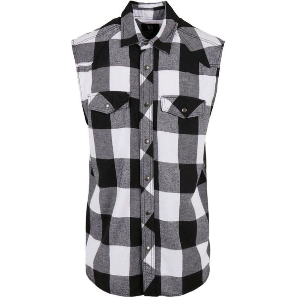 Brandit - Camicia Checked Flanell Bianco / Nero - 7XL-image