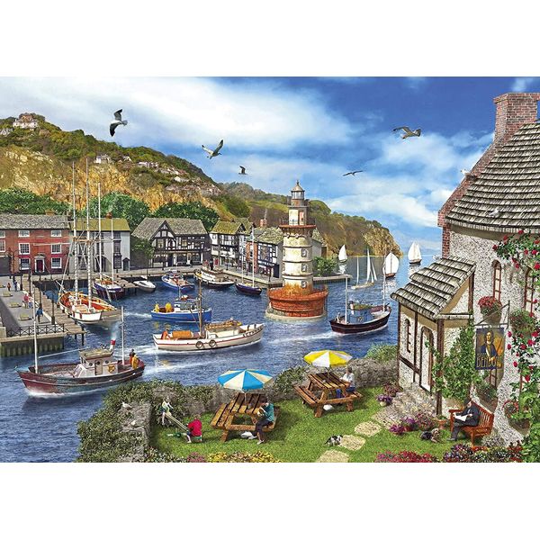 Gibsons Puzzle Lighthouse Bay - 1000 Teile Puzzle Spaß-image