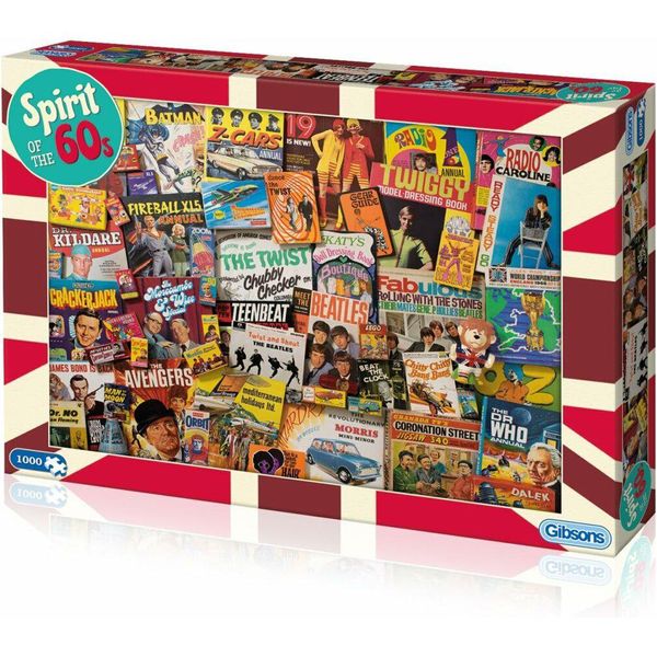 Puzzle Gibsons Spirit Of The 60S - 1000 Pezzi-image