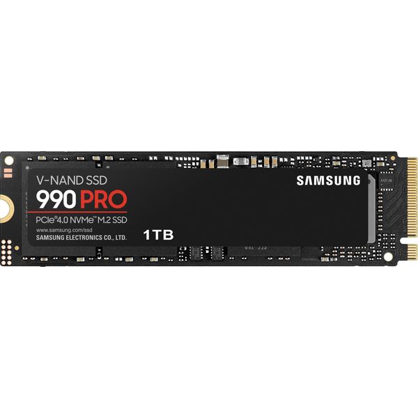 Samsung | 990 Pro | 1000 Gb | Formato Ssd M.2 2280 | Interfaccia Ssd Pcie Gen4X4 | Velocità Di Lettura 7450 Mb/S | Velocità Di Scrittura 6900 Mb/S-image