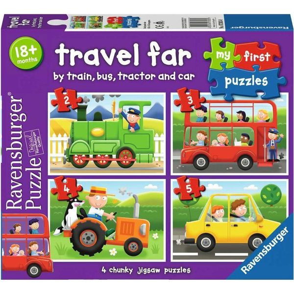 Ravensburger Il Mio Primo Puzzle: Veicoli 4In1 (2,3,4,5 Pezzi)-image