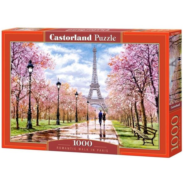 Castorland Puzzle 1000 Pezzi Passeggiata Romantica A Parigi 68X47Cm-image