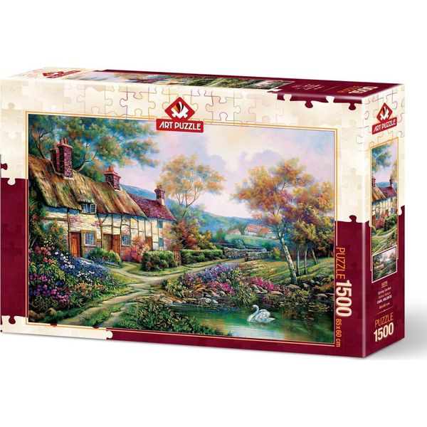 Art Puzzle Puzzle Giardino Di Primavera 1500 Pezzi-image
