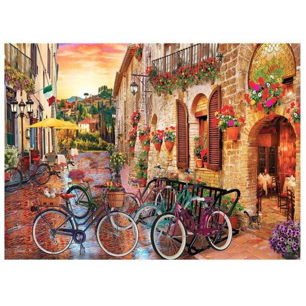 Puzzle Di Anatolia - David Mc Lean: In Bicicletta In Toscana, 1000 Pezzi-image