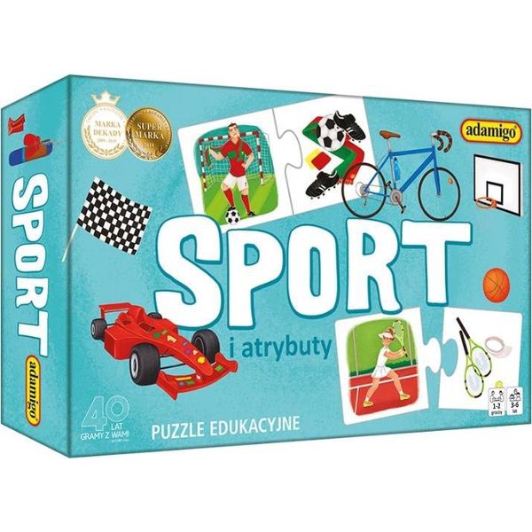 Adamigo Puzzle Educativo Sport E Attributi 07776-image