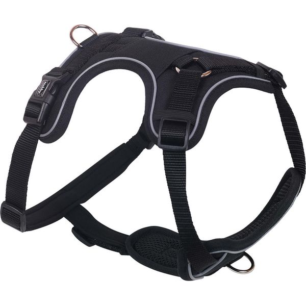 Nobby Comfort Collare "Mailo" Nero; M: Petto: 35-50 Cm, Addome: 60-75 Cm, Larghezza: 20 Mm-image