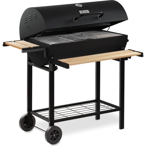 Carrello Per Barbecue A Carbonella Bbq-Toro | Carrello Mobile Per Barbecue A Carbonella Premium, Incl. Termometro, Griglia Per Affumicatore-image