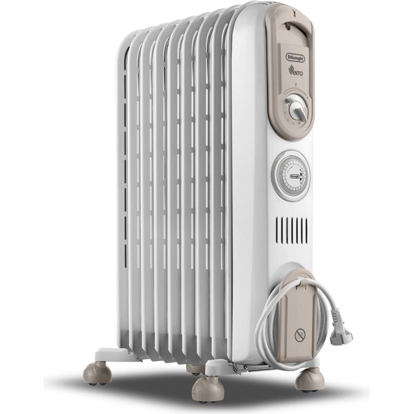 Delonghi V550918T Radiatore A Olio 1800 Watt, 3 Impostazioni Di Calore-image
