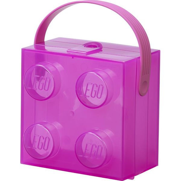 Lego 40240009 Cestino Per Il Pranzo Lego Con Manico, Viola-Traslucido-image