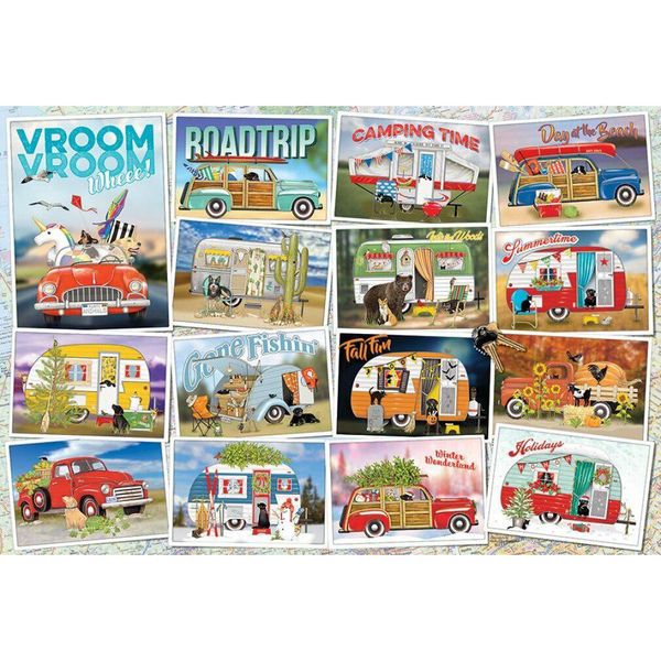 Cobble Hill Puzzle Vroom Vroom 2000 Teile-image
