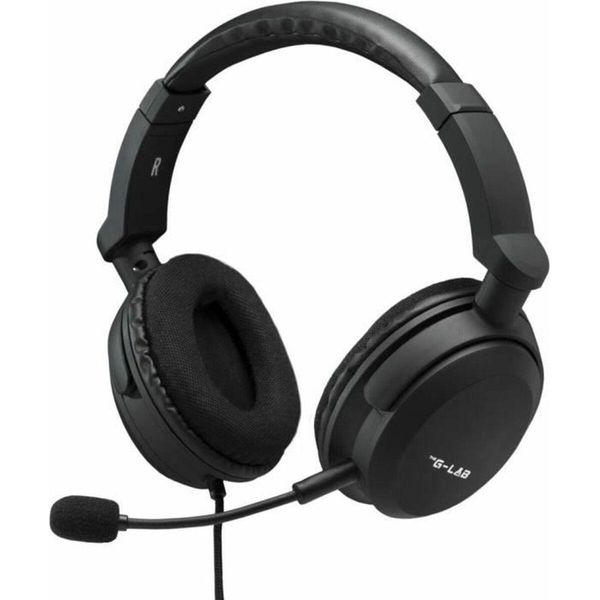 Casti De Gaming - The G-LAB - KORP-CARBON - Nero - Microfono Staccabile - Compatibile Con Pc, Playstation, Xbox-image