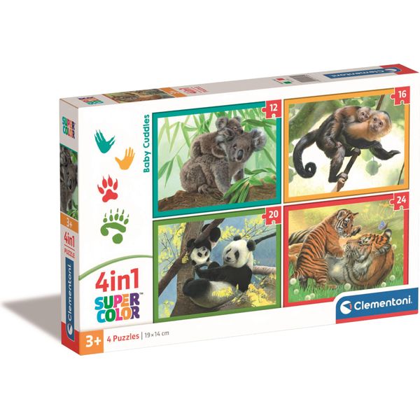 Clementoni - Puzzle Noli Baby Cuddles 12-24 Sztuk - Relaksacyjna UkłAdanka Dla Dzieci-image