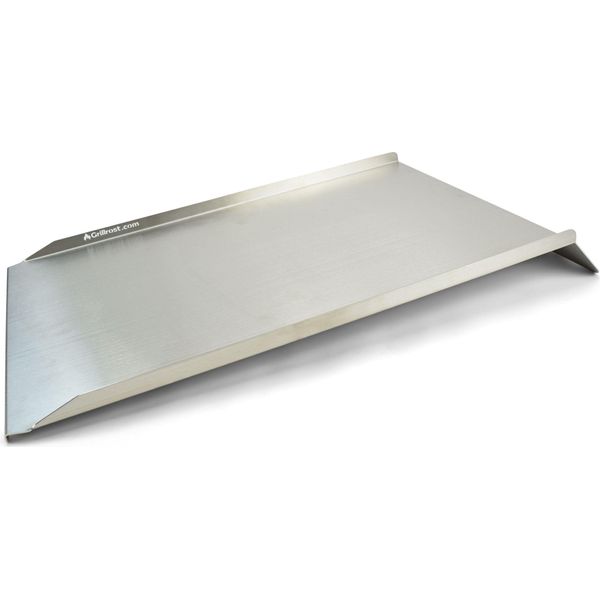 Piastra Di Scarico Del Grasso Universale In Acciaio Inox - Adatta A Molti Grill A Pellet E Affumicatori A Pellet-image