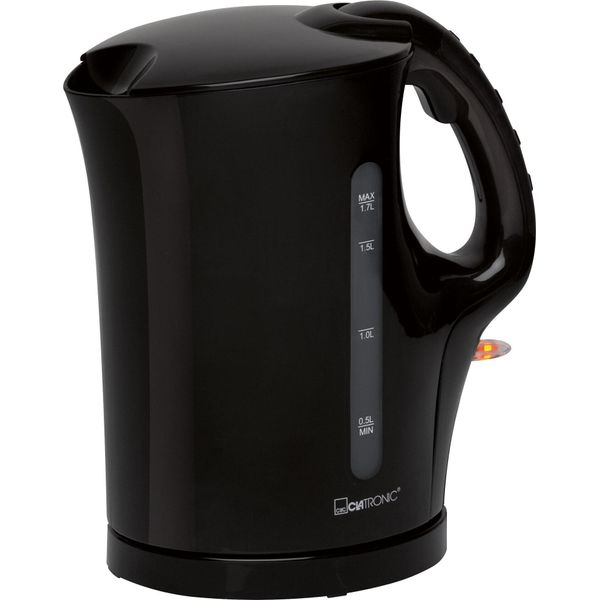 Clatronic Wk 3819 S Wasserkocher Schnurlos Schwarz FassungsvermöGen 1.7 L-image