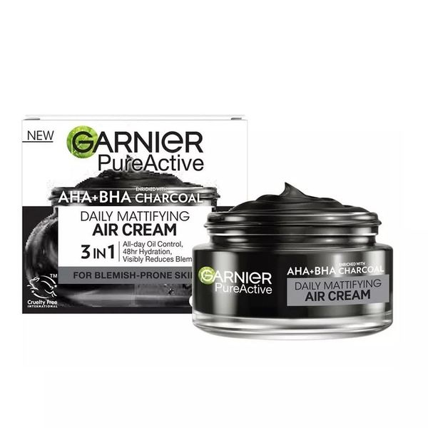Garnier 50Ml Crema-Gel Opacizzante Aria Al Carbone Attivo Puro-image