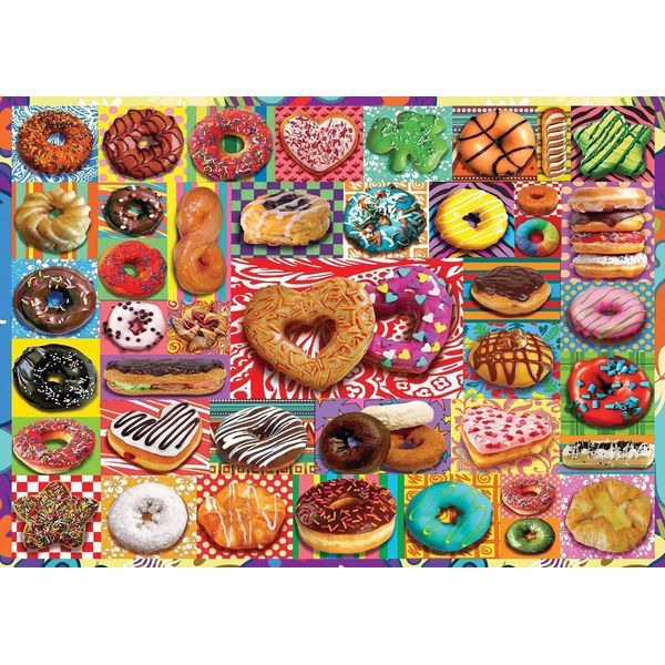 Puzzle D'arte Con Ciambelle - 500 Pezzi-image