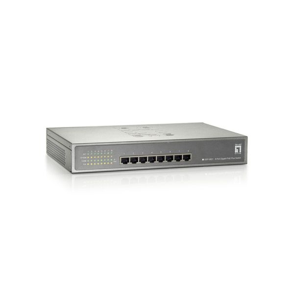 Switch Levelone GEP-0821 8X GEP-0821 123,2W 8Xpoe+-image