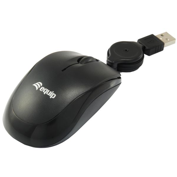 Equip 245103 Mouse Da Viaggio Ambidestro Usb Type-A Ottico 1000 Dpi-image