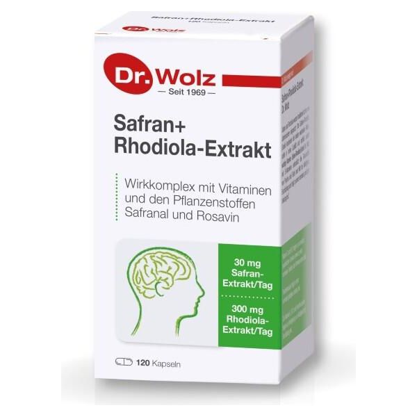 Zafferano+Estratto Di Rodiola Dr.Wolz Capsule 120 Capsule-image
