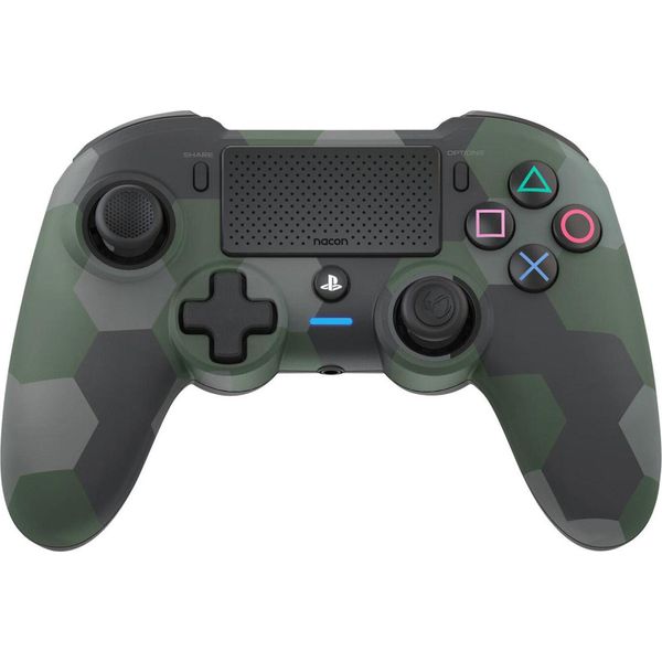 Nacon Asymmetric Mimetico, Verde Bluetooth Gamepad Pc, Playstation 4-image